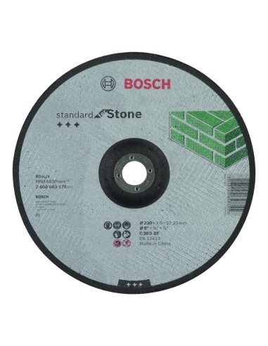 CORTE CONCAVO STANDARD STONE: 230 X 3MM