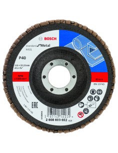 LAMINILLAS X431 STANDARD METAL: 115MM CONICO FV G40