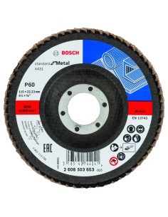 LAMINILLAS X431 STANDARD METAL: 115MM CONICO FV G60