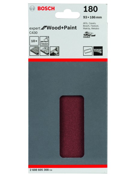 LIJA PARA LIJ BANDA 93X185 GR180X10 UDS.