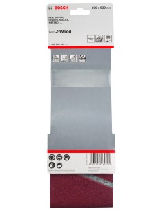 LIJA BANDA X440: 100 X 620MM G80 X 3UDS 2