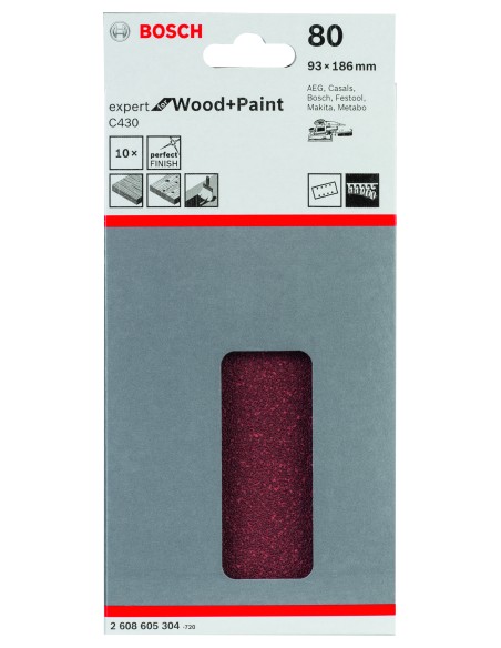 LIJA PARA LIJ BANDA 93X185 GR 80X10 UDS.