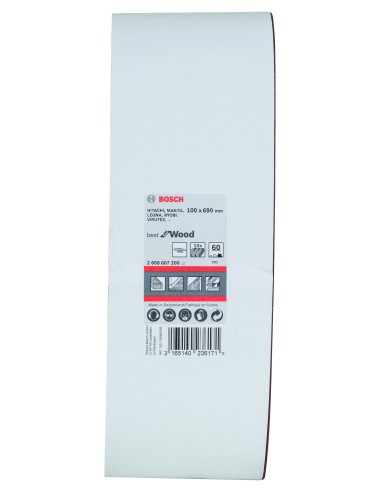 LIJA DE BANDA 100X690 G- 60 VIRUTEX PACK-10UD