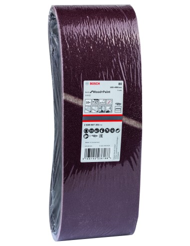 LIJA DE BANDA 100X690 G- 80 VIRUTEX