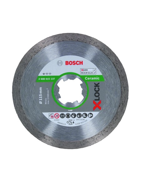 X-LOCK DIAMANTE STANDARD CERAMIC: 115 X 1,6 X 7MM