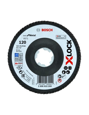 LAMINILLAS X-LOCK X571: 115MM CONICOFV G120