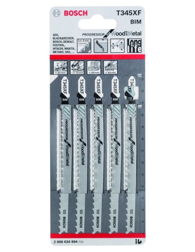 H.S.CALAR T 345 XF: PROGRESSOR WOOD&METAL: 5UDS