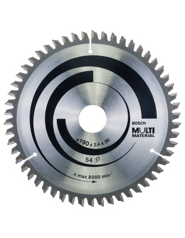 DISCO WIDIA MULTIMATERIAL 190X2.4X30D: 54TR-F