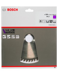 DISCO WIDIA MULTIMATERIAL 190X2.4X30D: 54TR-F 2