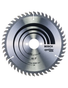 DISCO CIRCULAR OPTILINE FOR WOOD 190 X 2.6 X 30D: 48WZ