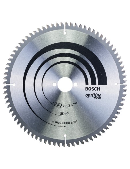 DISCO WIDIA OPTILINEWOOD 250X3.2X30D: 80WZ/N