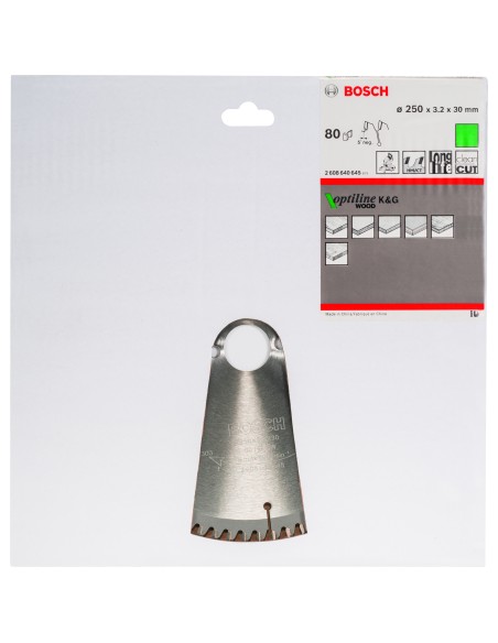 DISCO WIDIA OPTILINEWOOD 250X3.2X30D: 80WZ/N