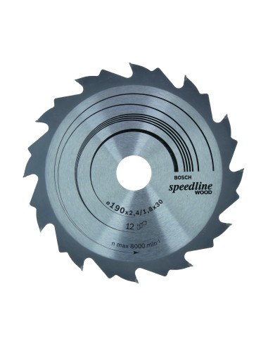 DISCO 190X30MM SPEEDLINE WOOD 12D-PKS-66