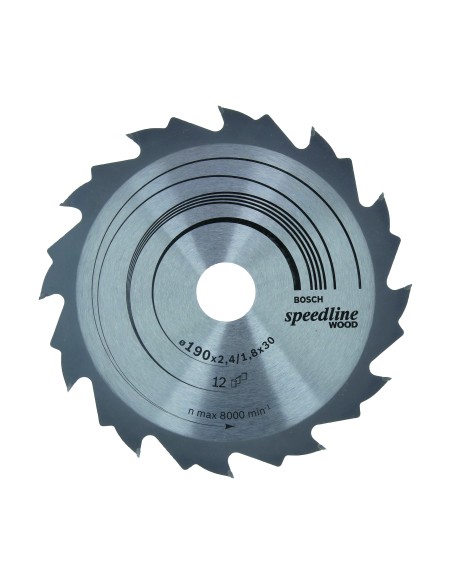 DISCO 190X30MM SPEEDLINE WOOD 12D-PKS-66