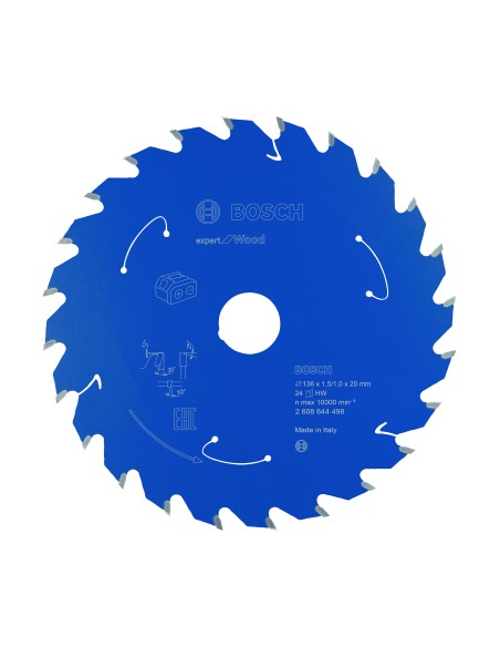 DISCO WIDIA EXPERT WOOD 136X20X1.5/1 X 24D