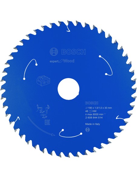 CIRCULAR EXPERT WOOD 190 X 30 X 1.5/1 X 48D: BA