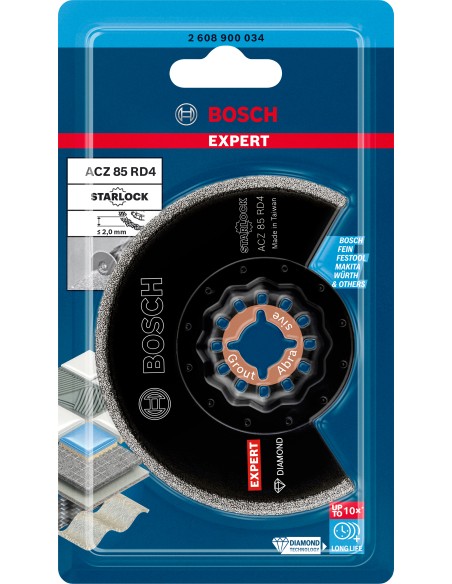 MULTIHERRAMIENTA EXPERT ACZ85RD4 DIAMOND SEGMENT GROUT & ABRASIVE 1UD