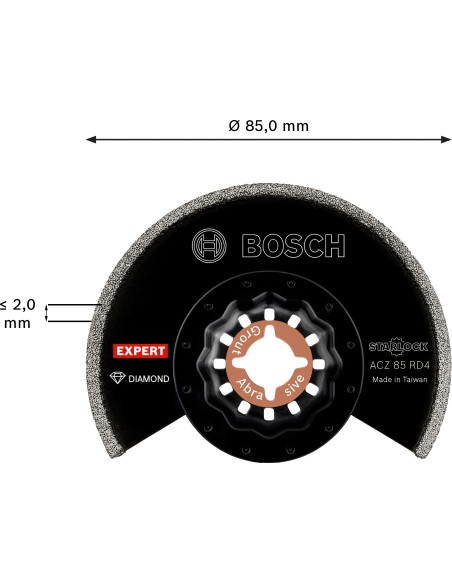 MULTIHERRAMIENTA EXPERT ACZ85RD4 DIAMOND SEGMENT GROUT & ABRASIVE 1UD
