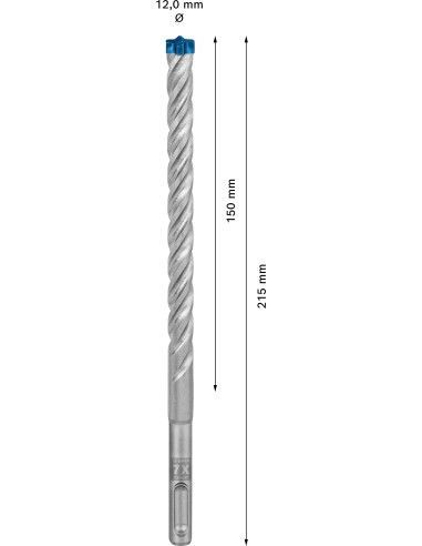 EXPERT SDS PLUS-7X (ARMADO): 12X150X215