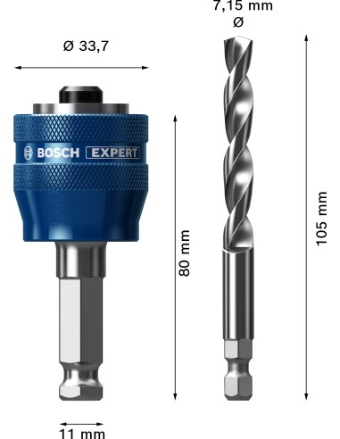 SIERRA CORONA: AC ADAPTADOR EXPERT POWER CHANGE PLUS CON BROCA CENTRADORA HSS-G