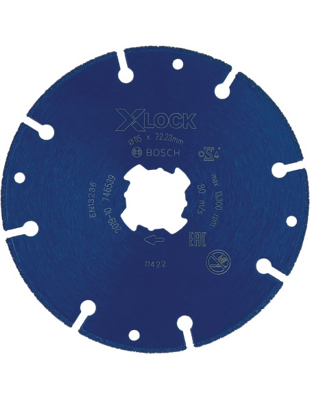 X-LOCK DISCO DIAMANTE METAL 115MM