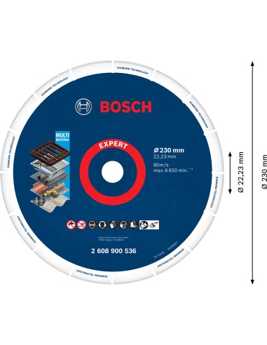 DISCO DIAMOND METAL 230 X 22.23MM