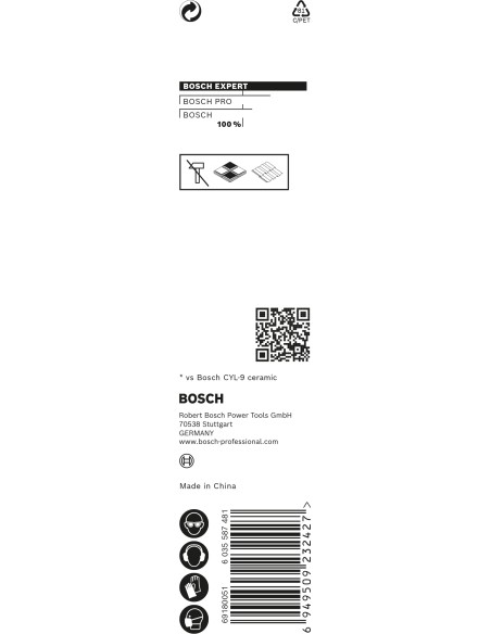 BROCA EXPERT HEX-9 HARD CERAMIC 6X90