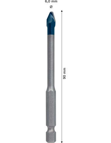 BROCA EXPERT HEX-9 HARD CERAMIC 6X90