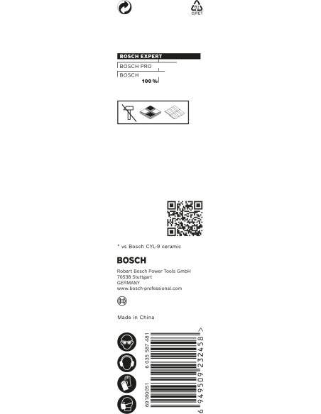 BROCA EXPERT HEX-9 HARDCERAMIC: 10 X 90