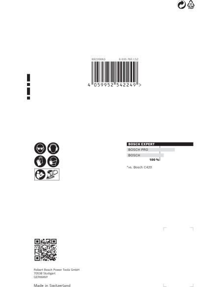 LIJA MULTILIJADORA C470: 102X62 93MM P40 (10UDS)