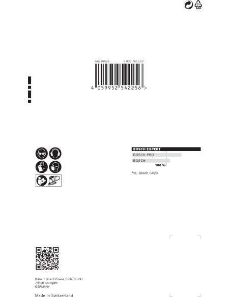 LIJA MULTILIJADORA MULTILIJADORA EXPERT C470: 102 X 62,93MM G80 X 10 UDS
