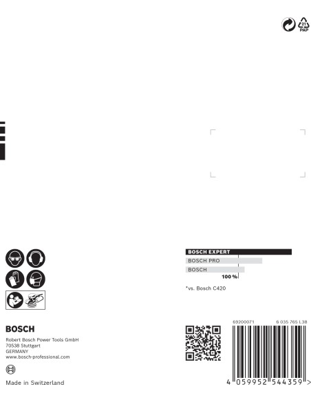 LIJA EXPERT C470 125MM MULTI.G180X5UDS