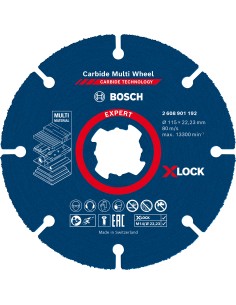 DISCO DE CORTE X-LOCK EXPERT CARBIDE MULTI WHEEL: 115X22.23MM