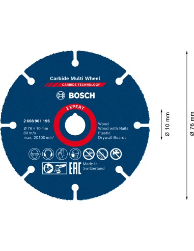 DISCO EXPERT MULTIMATERIAL 76X10