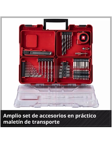 TALADRO SIN CABLE PERCUTOR TE-CD 18/40 LI-I MALETIN 64 + (1-2AH)