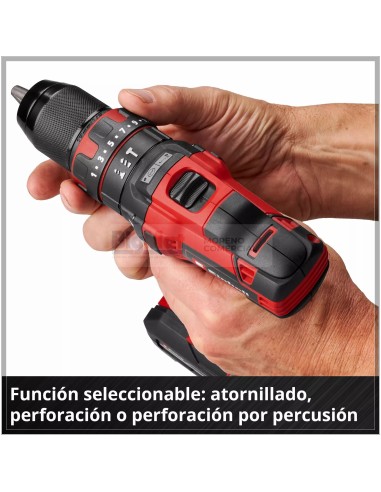 TALADRO SIN CABLE PERCUTOR TE-CD 18/40 LI-I MALETIN 64 + (1-2AH)