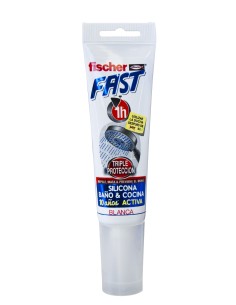 SILICONA FAST TRANSLUCIDA 80 ML FISCHER