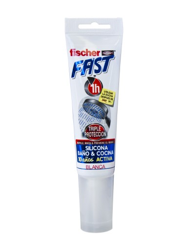 SILICONA FAST TRANSLUCIDA 80 ML FISCHER