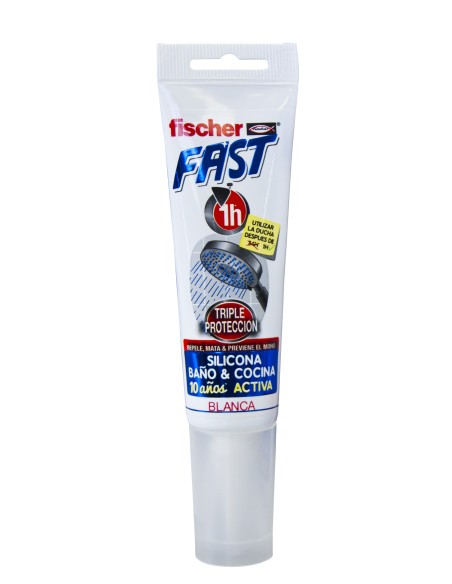 SILICONA FAST TRANSLUCIDA 80 ML FISCHER