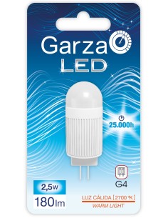 GZ LED G4 2.5W160 180LM 27K 12V