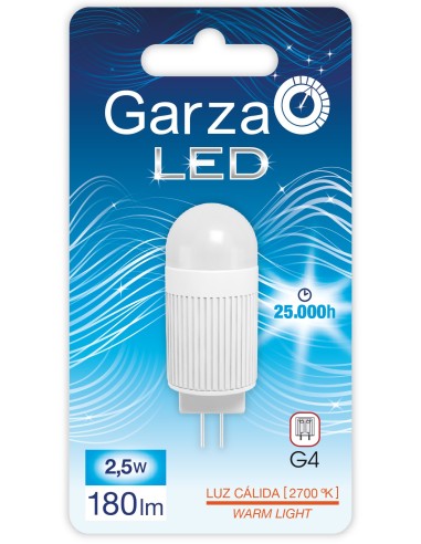 GZ LED G4 2.5W160 180LM 27K 12V