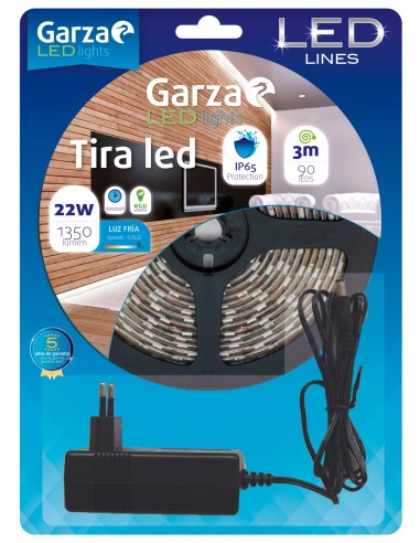 GZ LED TIRA 3M 22W 1350LM 60K BL