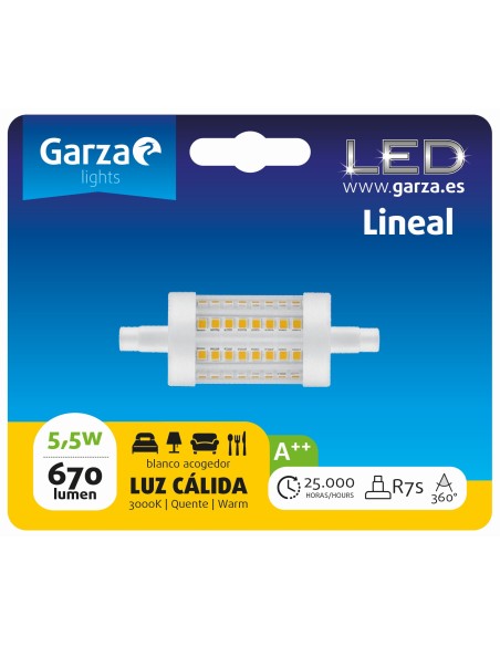 GZ LED R7S 5W 360ì78MM 600LM 78MM