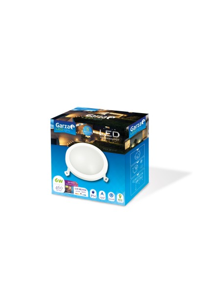 GZ PLAFON LED EXT.CIR ã17 6W 460LM 40K