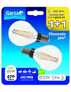 GZ LED FIL ESF 4W E14 470LM 5000K BL 1+1 2