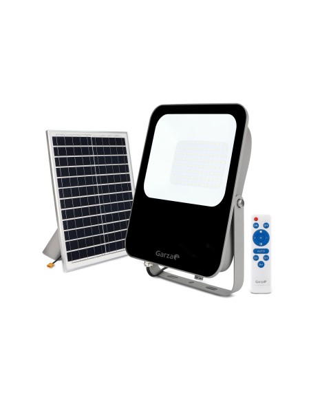 GZ LED FOCO EXT SOLAR 200W C/MANDO 65K