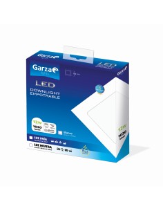 GZ LED DOW.CUAD 170MM 12W 1020LM 40K BLA