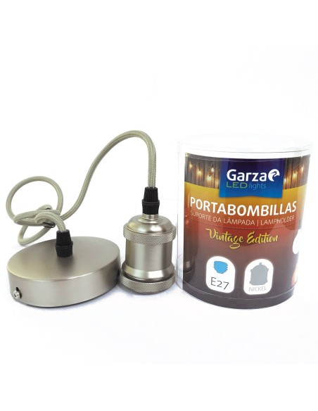 GZ CABLE PENDANT E27 1M NICKEL