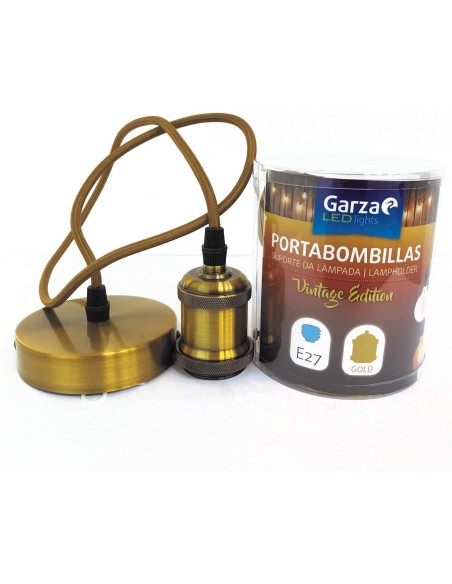 GZ CABLE PENDANT E27 1M GOLD