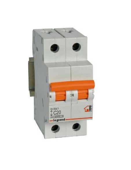 MAGNETOTERMICO RX3 2P C20 6000A VIVIENDA